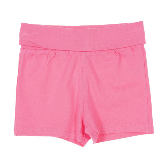 Памучни къси панталони за момиче розови Idexe 174567 