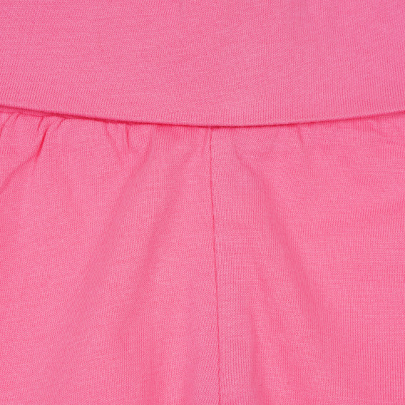 Памучни къси панталони за момиче розови Idexe 174568 3