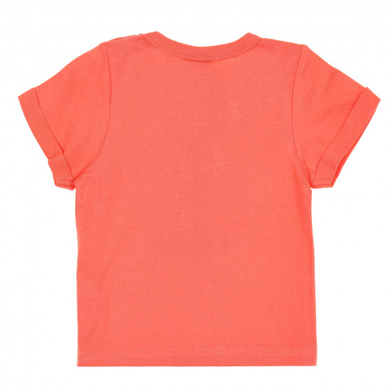 Памучна тениска за бебе момче оранжева Tape a l'oeil 174770 3
