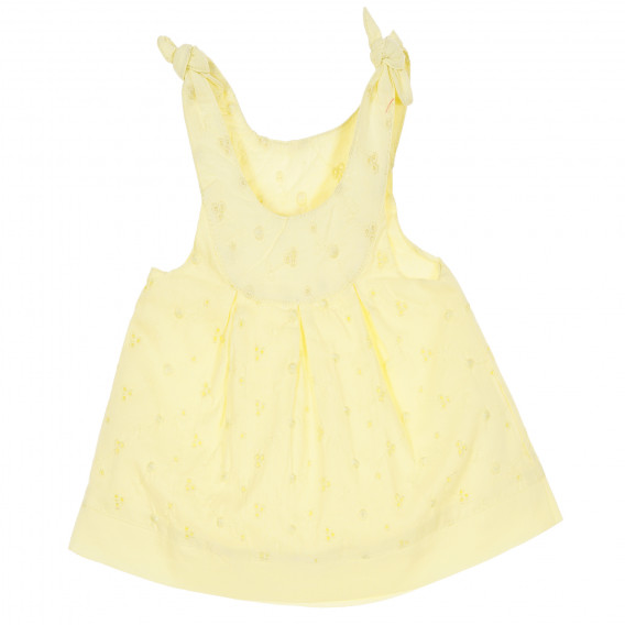 Памучна рокля за бебе момиче жълта Tape a l'oeil 174777 