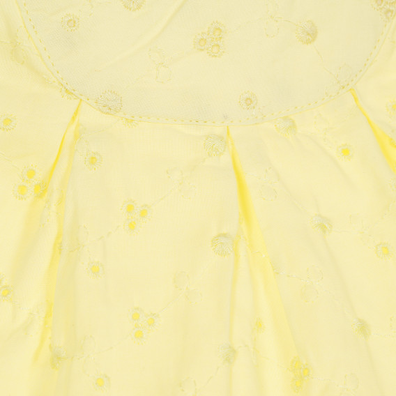 Памучна рокля за бебе момиче жълта Tape a l'oeil 174778 3