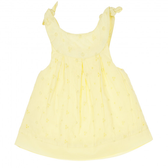Памучна рокля за бебе момиче жълта Tape a l'oeil 174780 2