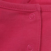 Памучна тениска с апликация панделка за бебе, розова Tape a l'oeil 174859 4