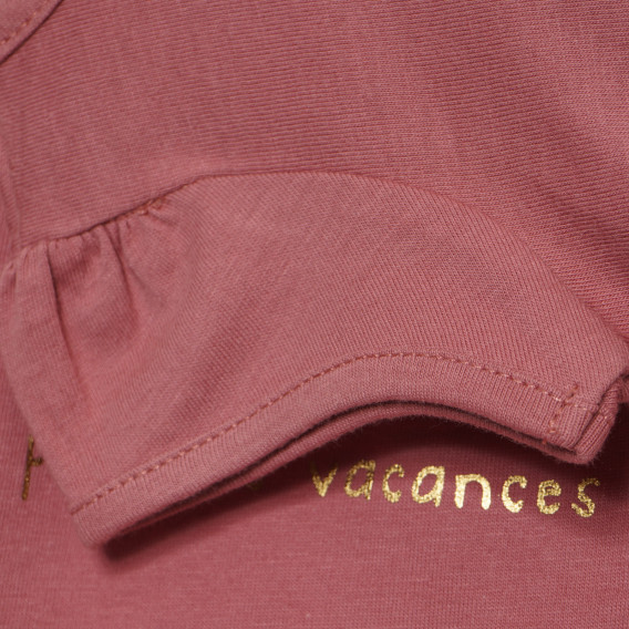 Памучна блуза за бебе момиче, розова Tape a l'oeil 174951 4