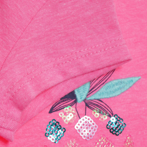 Памучна блуза за бебе момиче розова Tape a l'oeil 174955 4
