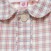 Карирана риза с дълъг ръкав за бебе за момче розова Neck & Neck 174989 2