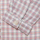 Карирана риза с дълъг ръкав за бебе за момче розова Neck & Neck 174990 3
