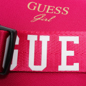 Чанта за през рамо за момиче розова Guess 175228 10