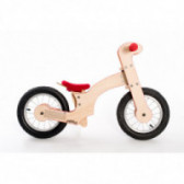 Дървено колело за баланс, Лили, 12", цвят: червен Pippello Bikes 175628 