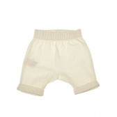Памучен панталон за бебе бял Tape a l'oeil 175753 
