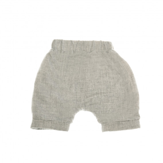 Памучен панталон за бебе за момче сив Tape a l'oeil 175782 2