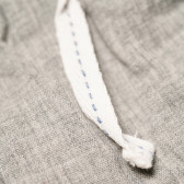 Памучен панталон за бебе за момче сив Tape a l'oeil 175783 3