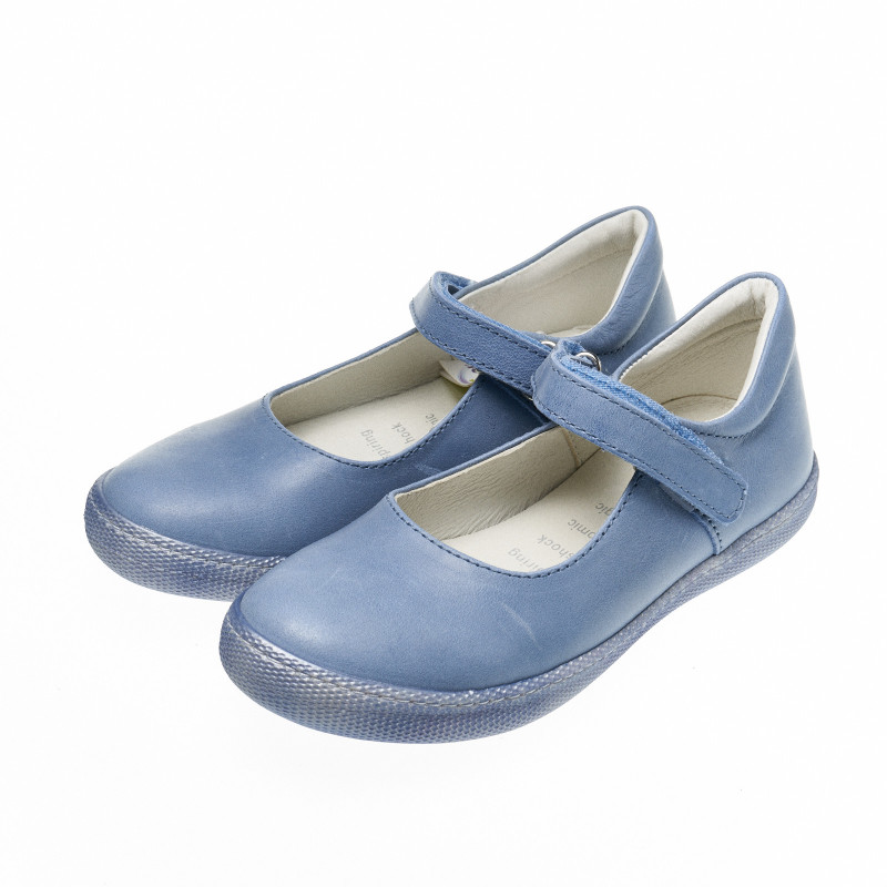 Ежедневни обувки за момиче в син цвят с изчистен дизайн  17600
