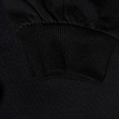 Памучен панталон с малка щампа за момиче, черен Acar 176013 3
