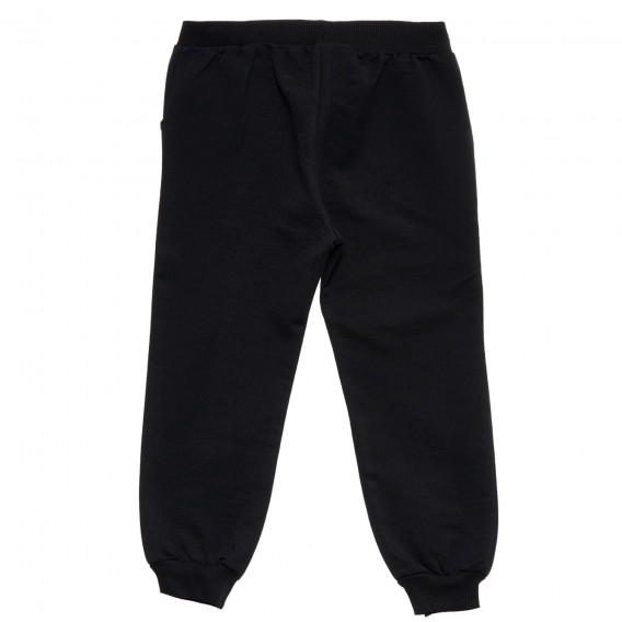 Спортен панталон с малка щампа за момче, тъмно син Acar 176078 3