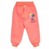 Спортен панталон с щампа близалки за момиче, розов Acar 176114 