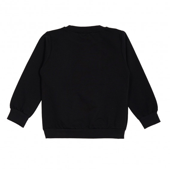 Комплект блуза и панталон с надпис 84 за момиче, черен Acar 176191 5