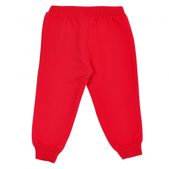 Спортен панталон с надпис 64 за момче, червен Acar 176295 4