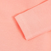 Блуза с дълъг ръкав и щампа коте за момиче, розова Acar 176306 3