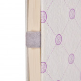 Тетрадка S notes с оганичителен ластик, 13 X 21 см, 120 листа, широки редове, лилав Gipta 176484 4