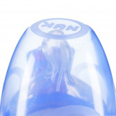 Полипропиленово шише за хранене, синьо с биберон 2 капки, 0+месеца, 150 мл. NUK 176598 3