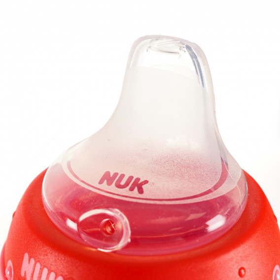 Полипропиленово шише за сок с дръжки, с биберон , 6+месеца, 150 мл., червено NUK 176627 3