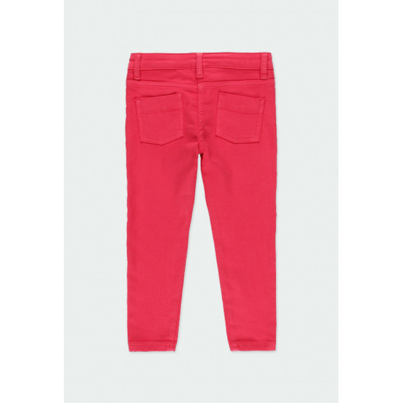 Панталон с пет джоба за момиче червен Boboli 177082 6