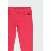 Панталон с пет джоба за момиче червен Boboli 177083 8