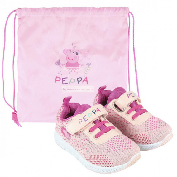 Комплект маратонки и мешка PEPPA PIG за момиче Peppa pig 177178 