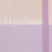 Тетрадка Major Notes с разделителен ластик, 19 X 26 см, 120 листа, широки редове, беж Gipta 177324 3