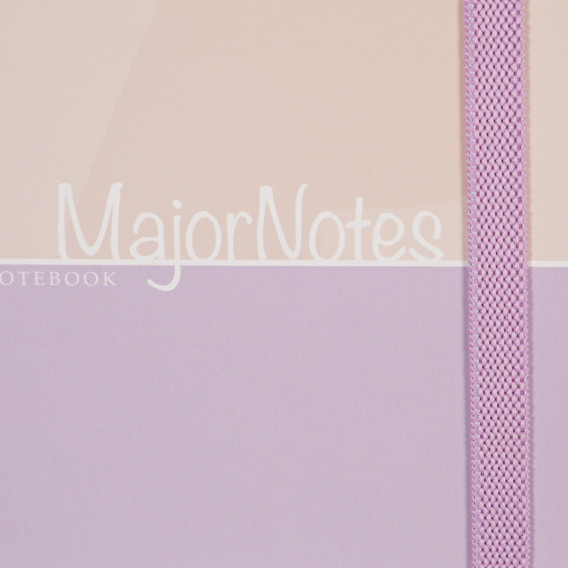 Тетрадка Major Notes с разделителен ластик, 19 X 26 см, 120 листа, широки редове, беж Gipta 177324 3