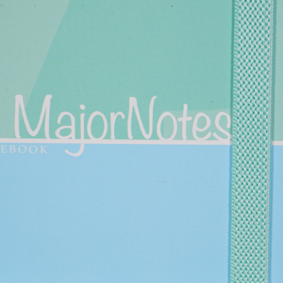 Тетрадка Major Notes с разделителен ластик, А 5, 120 листа, широки редове, зелен Gipta 177327 2