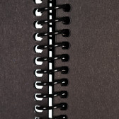 Тетрадка Dark Black, 17 X 24 см, 50 листа, широки редове, черен Gipta 177377 4