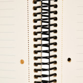 Тетрадка Adamenia с разделителен ластик, А 4, 120 листа, широки редове, черен Gipta 177381 4