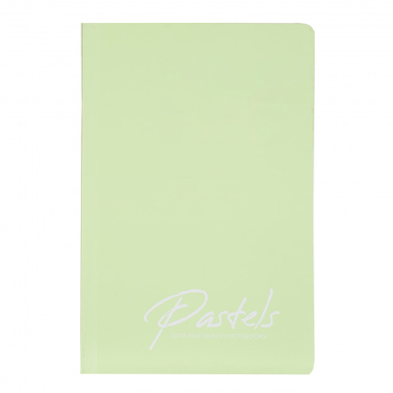 Тетрадка Pastels, 17 X 24 см, 40 листа, широки редове, зелен Gipta 177414 