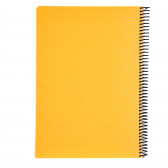 Тетрадка LW, А 4, 100 листа, широки редове, оранжев Gipta 177525 2