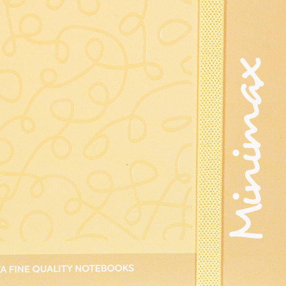 Тетрадка Minimax с оганичителен ластик, А 4, 100 листа, широки редове, жълт Gipta 177593 2