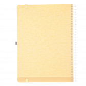 Тетрадка Minimax с оганичителен ластик, А 4, 100 листа, широки редове, жълт Gipta 177594 3