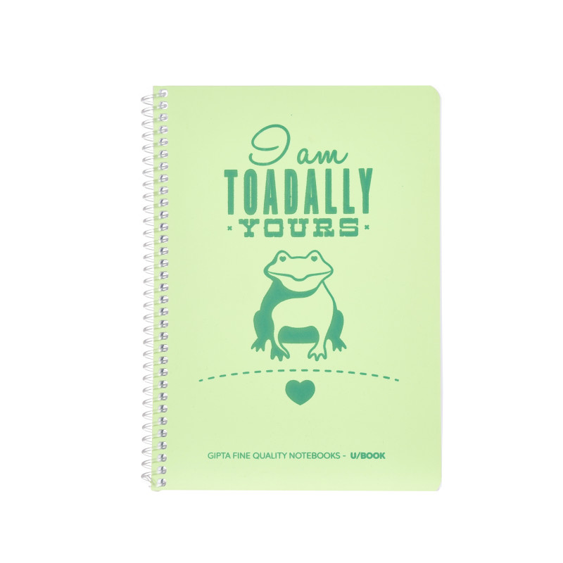 Тетрадка U/BOOK, А 5, 60 листа, широки редове, зелен  177628