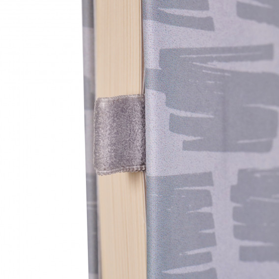 Тетрадка Smooth notes с оганичителен ластик, 13 X 21 см, 120 листа, широки редове, сив Gipta 177709 4