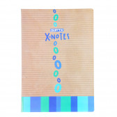 Тетрадка X-notes - OoO, А 4, 80 листа, широки редове, син Gipta 177770 