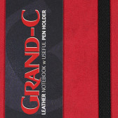 Тетрадка Grand-с ограничителен ластик с място за химикал, 13 X 21 см, 120 листа, широки редове, червен Gipta 177928 2