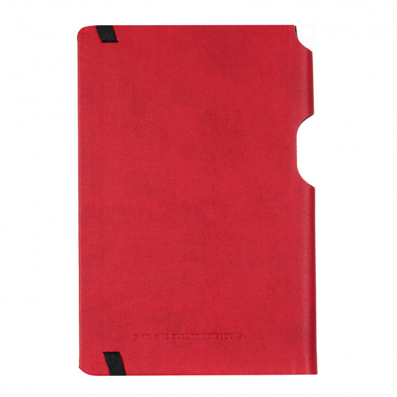 Тетрадка Grand-с ограничителен ластик с място за химикал, 13 X 21 см, 120 листа, широки редове, червен Gipta 177929 3