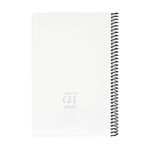 Тетрадка Cat №6, 17 X 24 см, 80 листа, широки редове, бял Gipta 177950 2