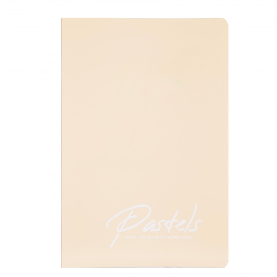 Тетрадка Pastels, 17 X 24 см, 60 листа, широки редове, беж Gipta 177957 