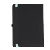 Тетрадка Life с ограничителен ластик, A 5, 120 листа, широки редове, черен Gipta 178050 2