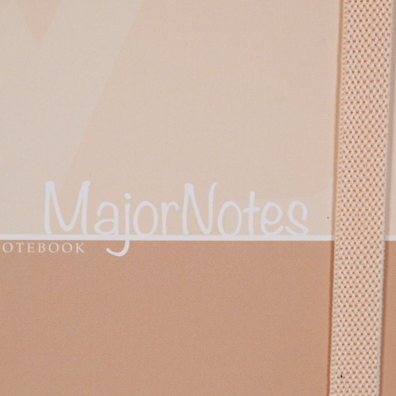 Тетрадка Major Notes с разделителен ластик, А 5, 120 листа, широки редове, беж Gipta 178214 2