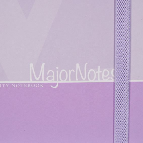 Тетрадка Major Notes с разделителен ластик, А 5, 120 листа, широки редове, лилав Gipta 178218 2
