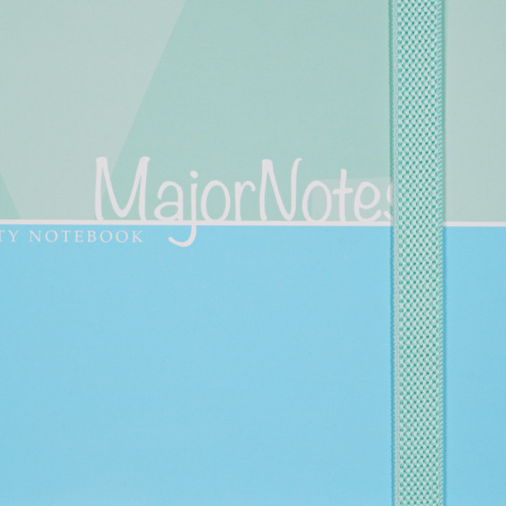 Тетрадка Major Notes с разделителен ластик, 19 X 26 см, 120 листа, широки редове, син Gipta 178226 2