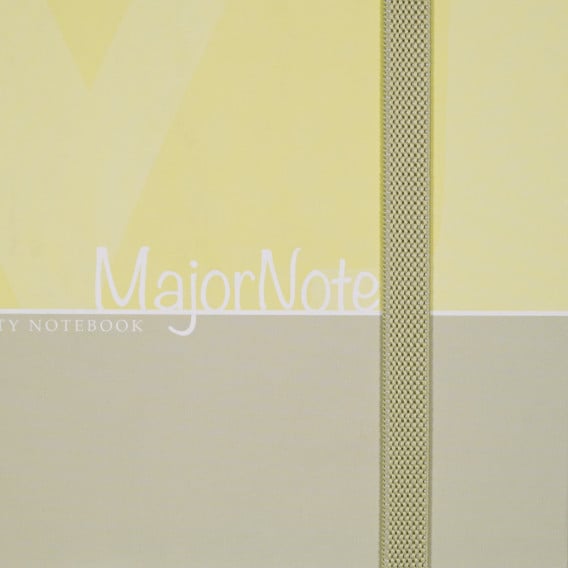 Тетрадка Major Notes с разделителен ластик, 19 X 26 см, 120 листа, широки редове, жълт Gipta 178230 2